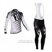 2014 Jersey Fox Long Sleeve White And Black