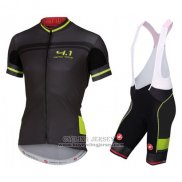 2016 Jersey Castelli Black And Green