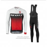 2017 Jersey Scott Long Sleeve White And Red