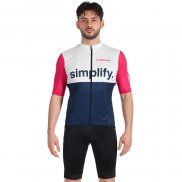 2022 Cycling Jersey Nalini Blue Pink Short Sleeve And Bib Short
