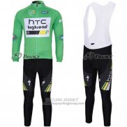 2011 Jersey HTC Highroad Long Sleeve Green And White