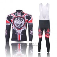 2013 Jersey Rock Racing Long Sleeve Black And Red
