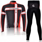 2011 Jersey Cannondale Long Sleeve Black And Red