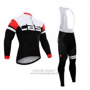 2015 Jersey Castelli Long Sleeve Deep White And Black