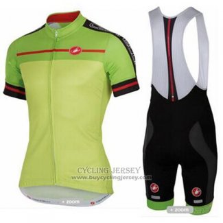 2016 Jersey Castelli Yellow And Green