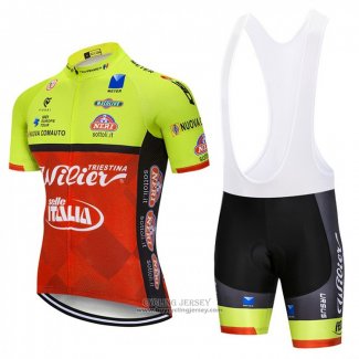 2018 Jersey Wilier Green and Red