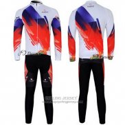 2012 Jersey Nalini Long Sleeve Red And White