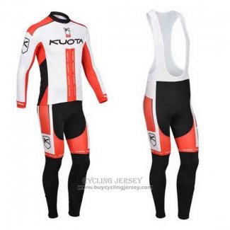 2013 Jersey Kuota Long Sleeve White And Red