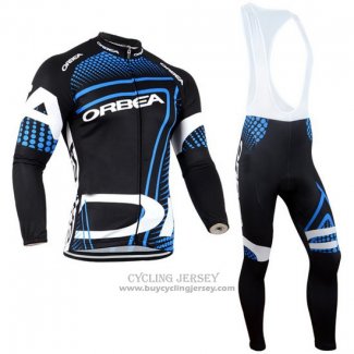 2014 Jersey Orbea Long Sleeve Black And Blue
