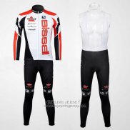 Manica Lunga 2012 Jersey Bissell White And Red