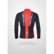 2011 Jersey Castelli Long Sleeve Black And Red