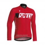 2016 Jersey Specialized Long Sleeve White And Red