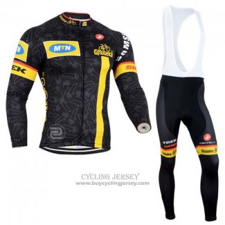 2014 Jersey MTN Long Sleeve Black And Yellow