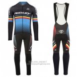 2017 Jersey Ridley Rincon Long Sleeve Black and Blue