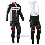 2013 Jersey Cervelo Long Sleeve White And Black