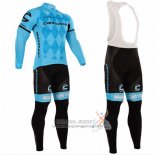 2016 Jersey Cannondale Long Sleeve Blue And Black