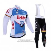 2016 Jersey Lotto Fix All Long Sleeve White And Blue