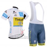 2016 Jersey Tinkoff Lider Yellow And White