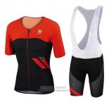 2017 Jersey Sportful Red And Black