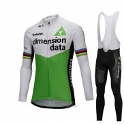 2018 Jersey UCI Mondo Champion Dimension Date Long Sleeve Green