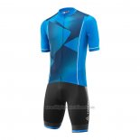 2022 Abbigliamento Ciclismo Loffler Azzurro Blu Manica Corta e yutr013