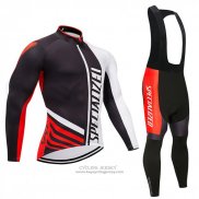 2018 Jersey Specialized Long Sleeve Black Red White