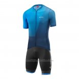 2022 Abbigliamento Ciclismo Loffler Blu Manica Corta e yutr014