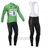 2013 Jersey Cannondale Long Sleeve Lider Green And White