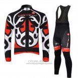 2011 Jersey Castelli Long Sleeve Red And Black