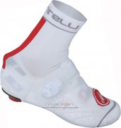 2014 Castelli Shoes Cover White And Red