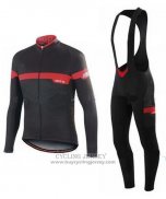2016 Jersey Specialized ML Long Sleeve Red And Black