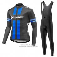 2016 Jersey Giant Long Sleeve Black And Blue