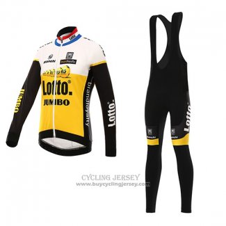 2016 Jersey Lotto NL Jumbo Long Sleeve Yellow And Black