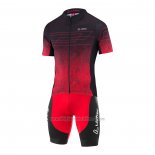 2022 Abbigliamento Ciclismo Loffler Nero Rosso Manica Corta e yutr016