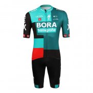 2022 Cycling Jersey Bora-hansgrone Green Short Sleeve and Bib Short