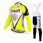 2017 Jersey Tinkoff Long Sleeve Yellow