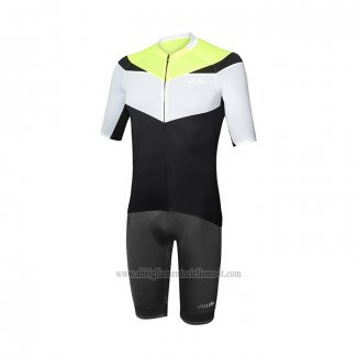 2022 Abbigliamento Ciclismo RH+ Nero Giallo Bianco Manica Corta e yutr019