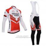 2014 Jersey Bissell Long Sleeve White And Red