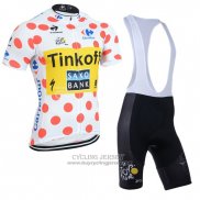 2014 Jersey Tour De France SaxoBank Lider White And Red