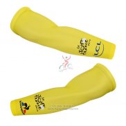 2015 Tour De France Arm Warmer White Yellow