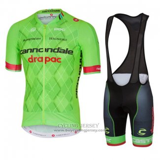2016 Jersey Cannondale Drapac Green And Black