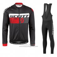 2016 Jersey Scott Long Sleeve Red And Black