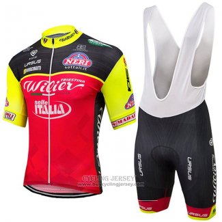 2017 Jersey Wieiev Italia Red And Yellow