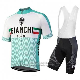 2018 Jersey Bianchi Attone White and Green