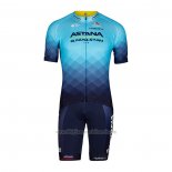 2022 Abbigliamento Ciclismo Astana Blu Manica Corta e yutr028