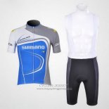 2011 Jersey Shimano Blue And White