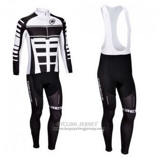 2013 Jersey Assos Long Sleeve White And Black