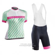 2017 Jersey Women Northwave Green And Pink