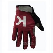 2017 Katusha Alpecin Full Finger Gloves