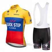 2018 Jersey Quick Step Floors Yellow Blue Red